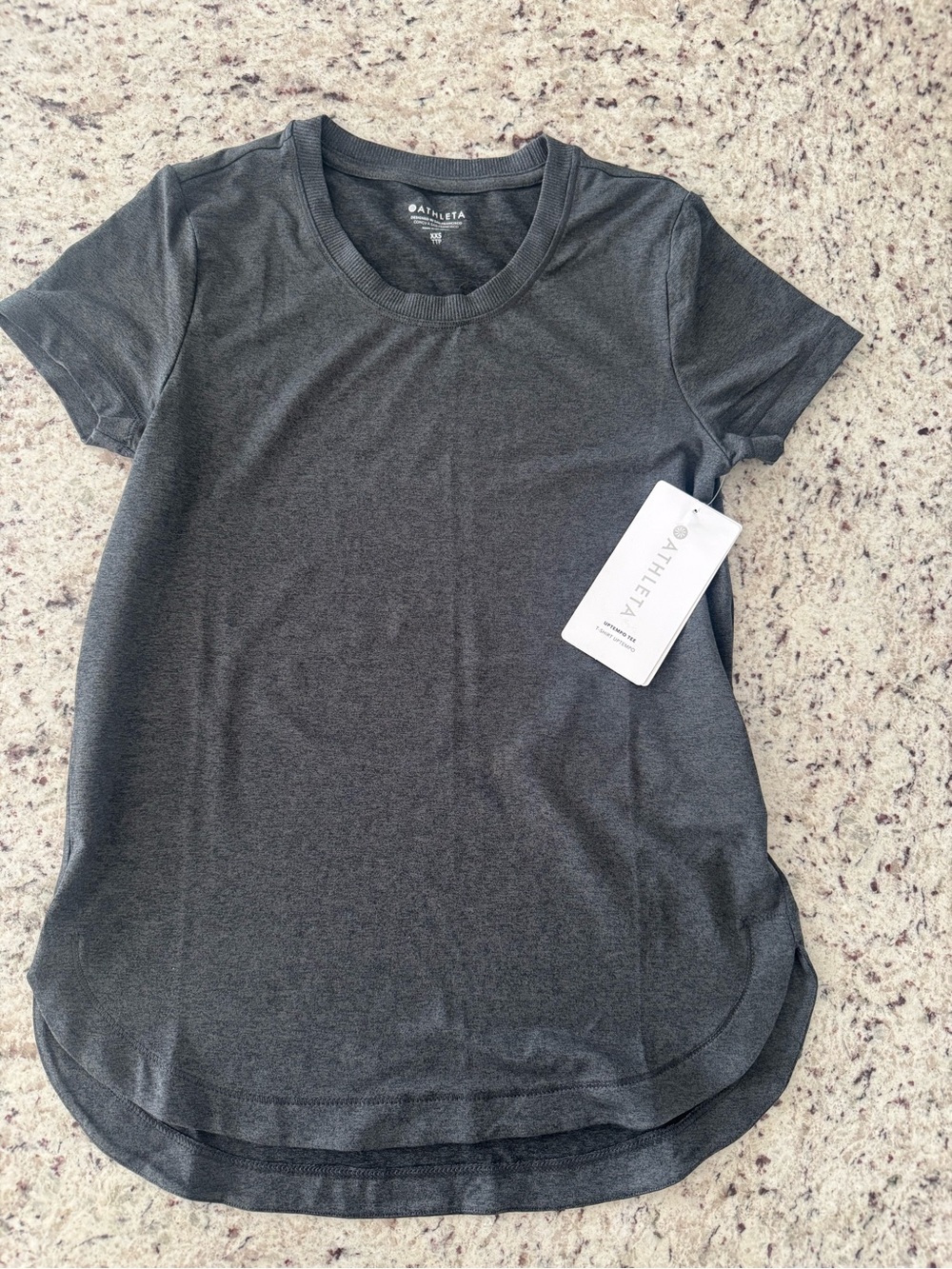 Athleta Women's Charcoal Gray Uptempo Tee